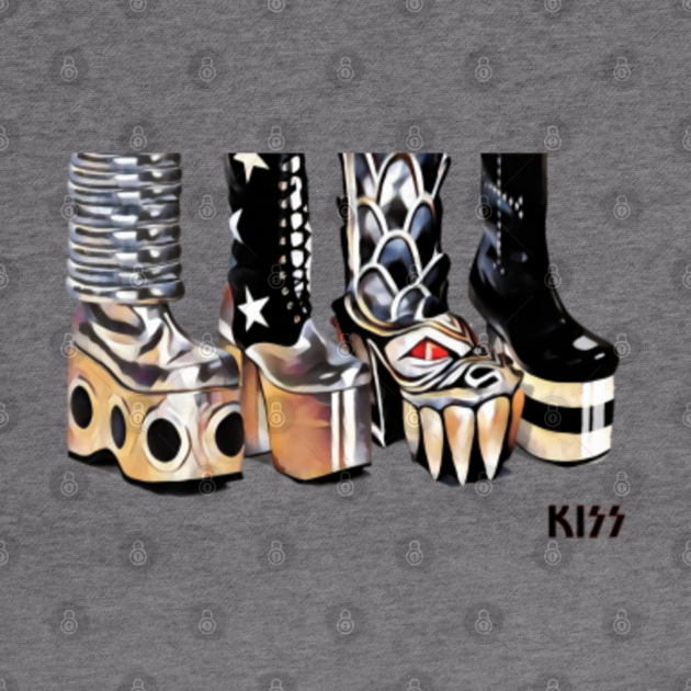 kiss the shoes Kiss Band Hoodie TeePublic